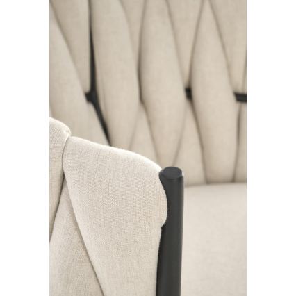 Silla de oficina TILOQ crema