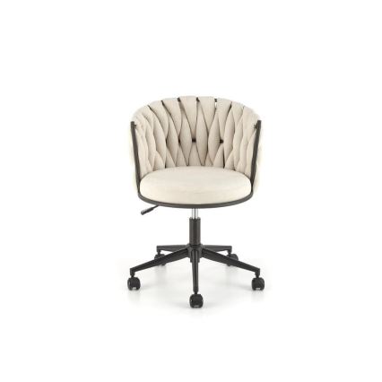 Silla de oficina TILOQ crema