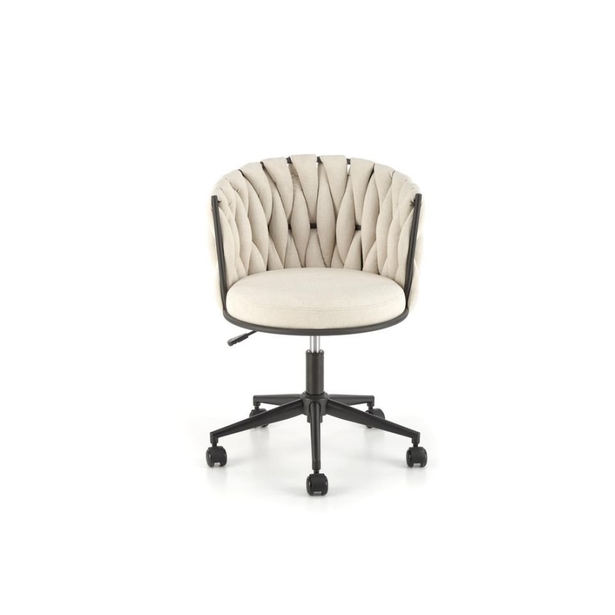 Silla de oficina TILOQ crema