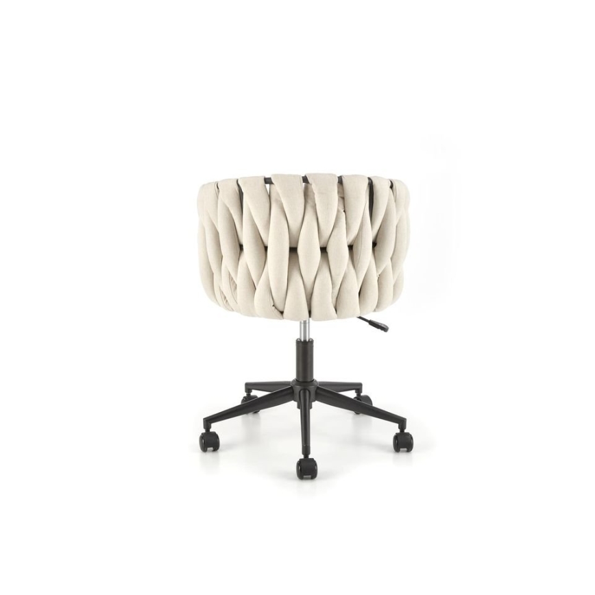 Silla de oficina TILOQ crema