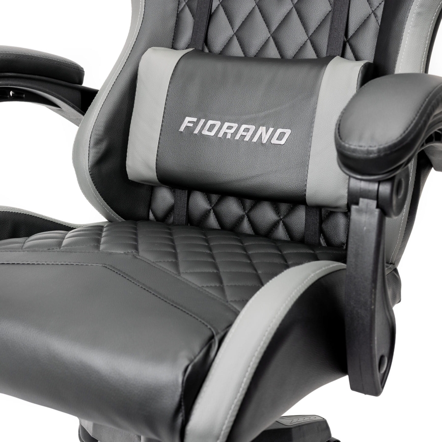 Silla gaming FIORANO negra/gris