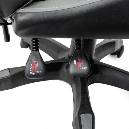 Silla gaming FIORANO negra/gris