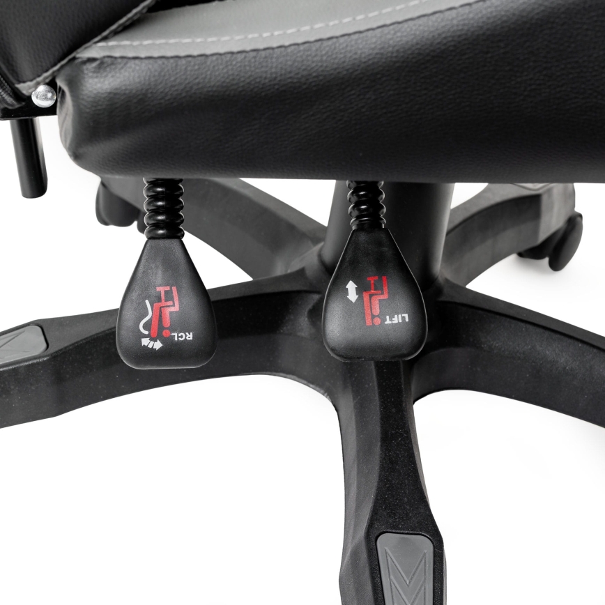 Silla gaming FIORANO negra/gris