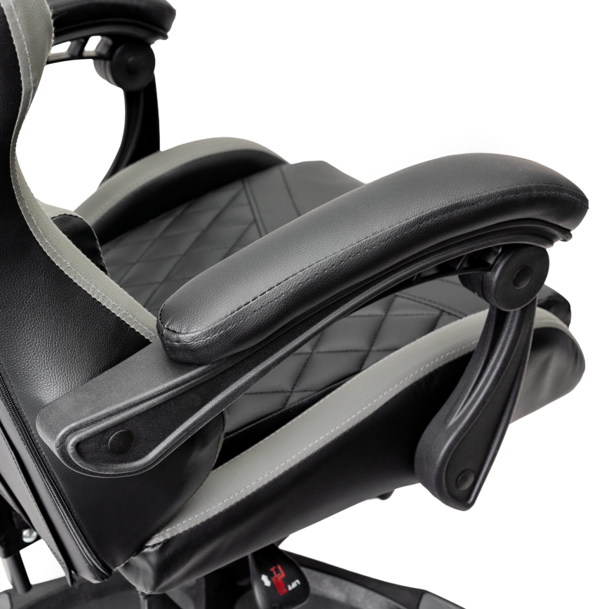 Silla gaming FIORANO negra/gris