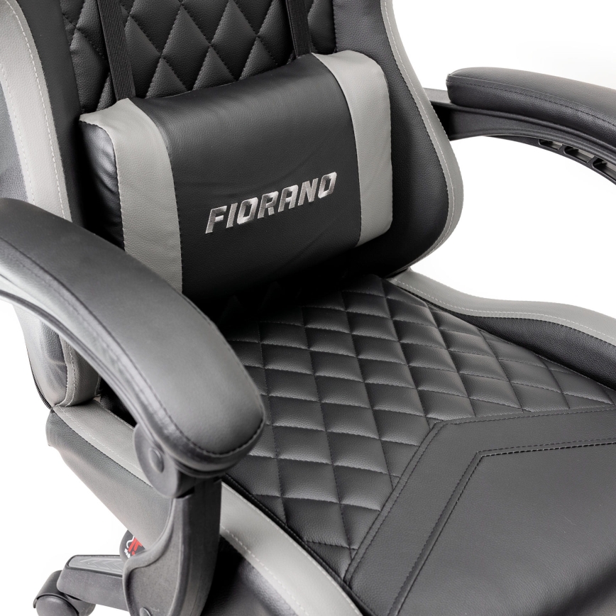 Silla gaming FIORANO negra/gris