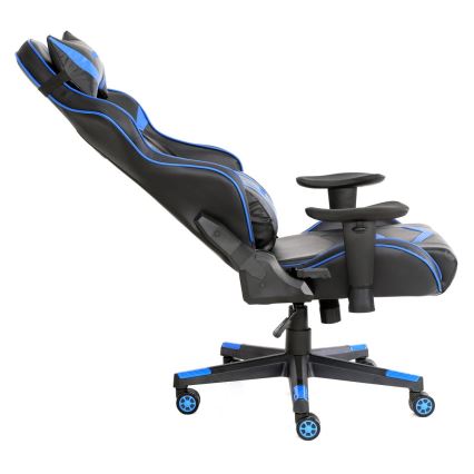 Silla gaming VARR Nascar negra/azul