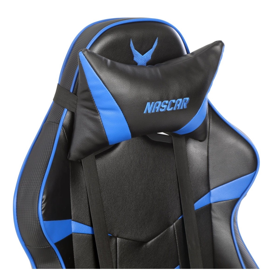 Silla gaming VARR Nascar negra/azul