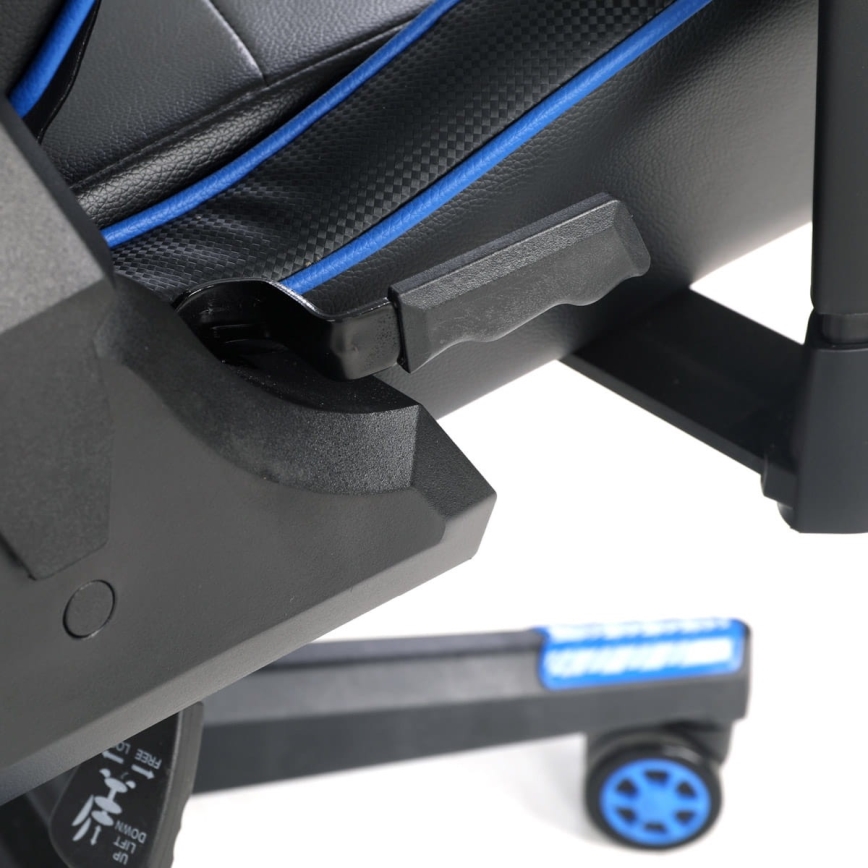 Silla gaming VARR Nascar negra/azul