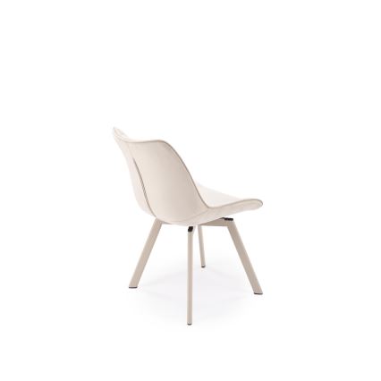 Silla giratoria de comedor OMBRA 1 unidad color crema