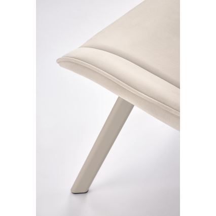 Silla giratoria de comedor OMBRA 1 unidad color crema