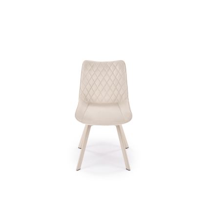 Silla giratoria de comedor OMBRA 1 unidad color crema