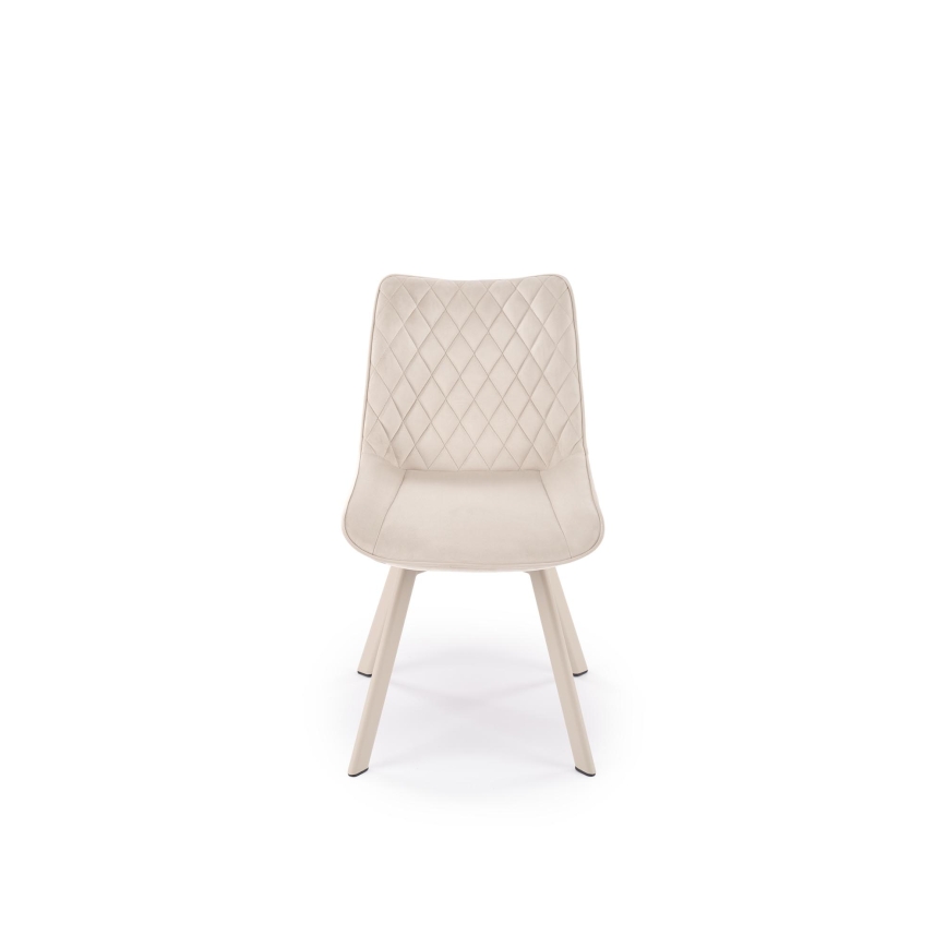 Silla giratoria de comedor OMBRA 1 unidad color crema
