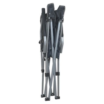 Silla plegable de camping con calefacción 11/5V verde/gris