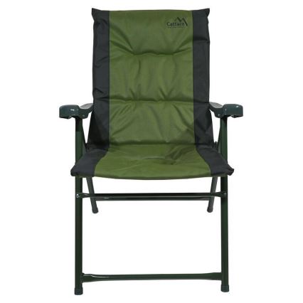 Silla plegable de camping verde