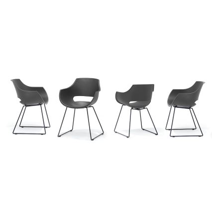 Silla ROCKY — 1 unidad, antracita