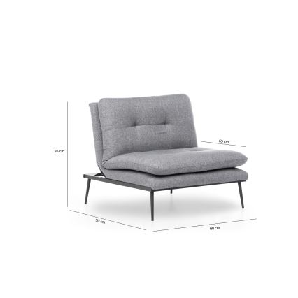Sillón cama SPEAKY gris