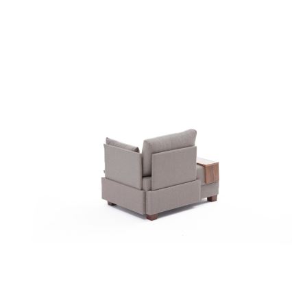 Sillón esquinero TULA beige derecho