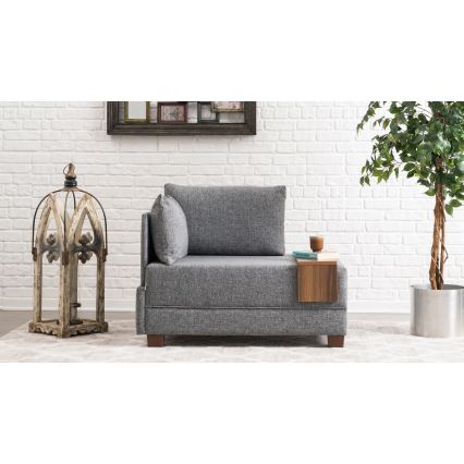 Sillón esquinero TULA gris izquierdo