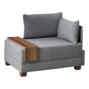 Sillón esquinero TULA gris, lado derecho