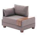 Sillón esquinero TULA marrón, lado izquierdo