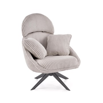 Sillón giratorio FORTE gris