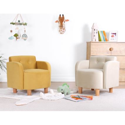 Sillón infantil DORY amarillo