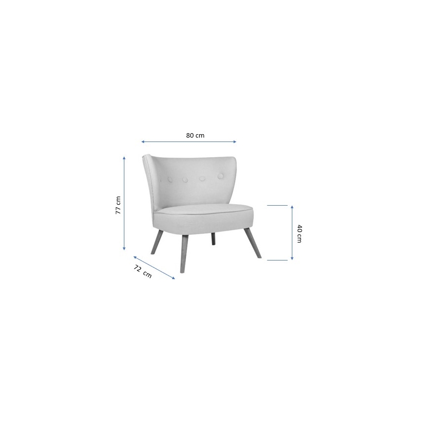 Sillón JENI gris