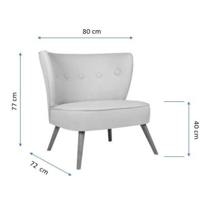 Sillón JENI rojo