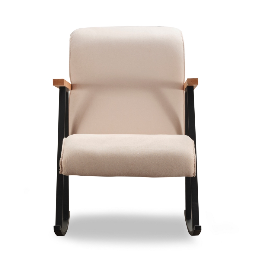 Sillón mecedor LUNI color crema