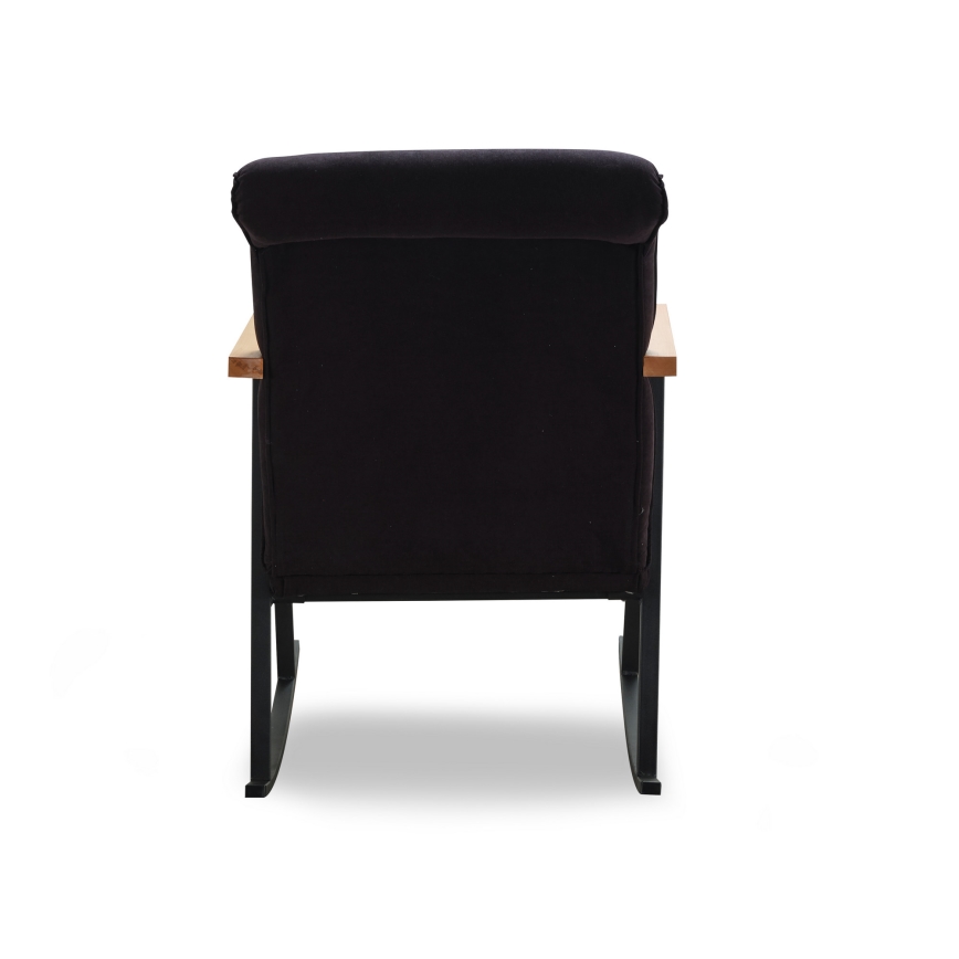 Sillón mecedor LUNI negro