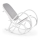 Sillón mecedor MAX BIS 95x52 cm gris
