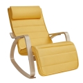 Sillón mecedor RESTLY amarillo