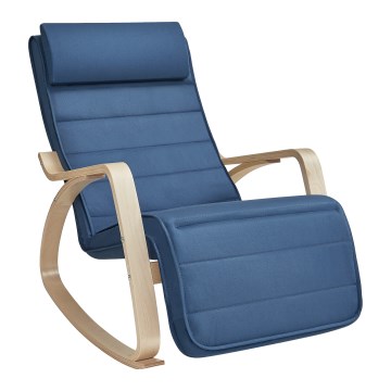 Sillón mecedor RESTLY azul