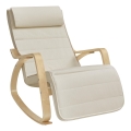 Sillón mecedor RESTLY beige