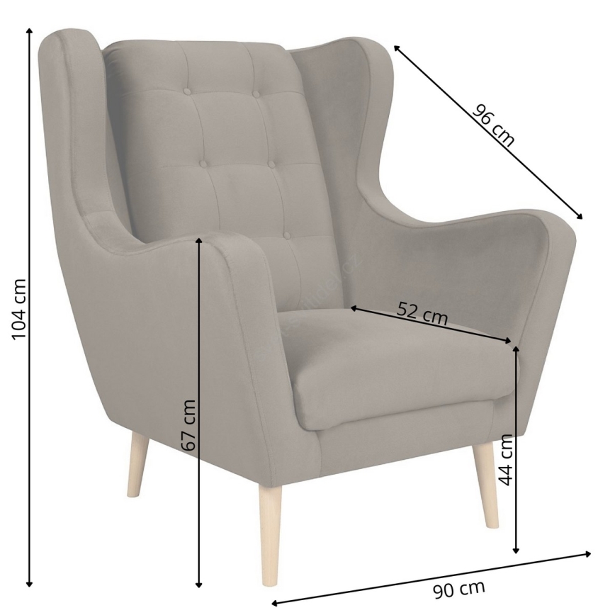 Sillón OMI XXL rosa