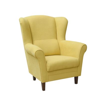 Sillón orejero GALA amarillo