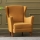 Sillón orejero NUPI amarillo