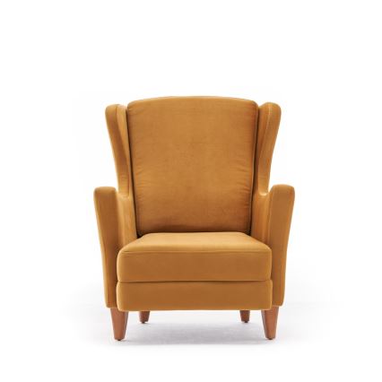 Sillón orejero NUPI amarillo
