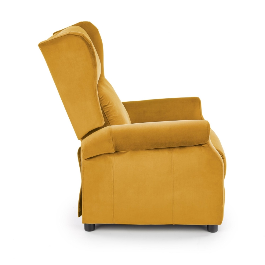 Sillón reclinable RELAXA amarillo