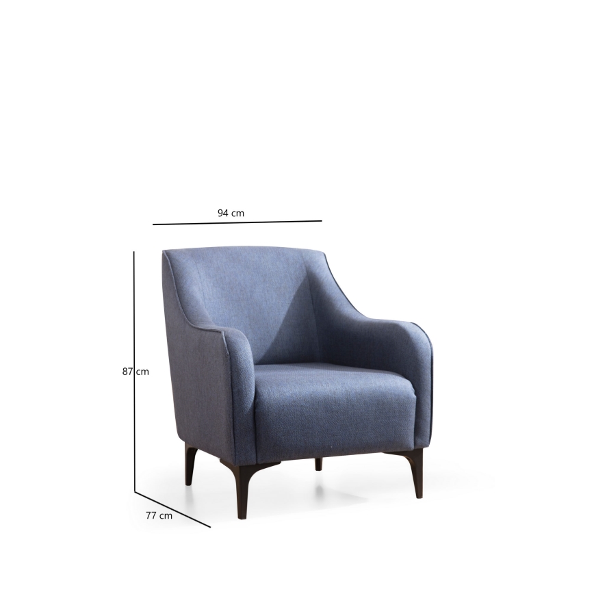 Sillón ROCO azul