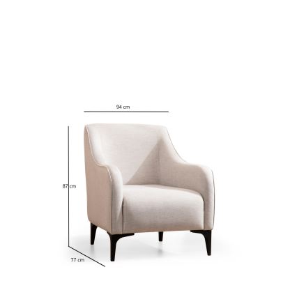 Sillón ROCO beige