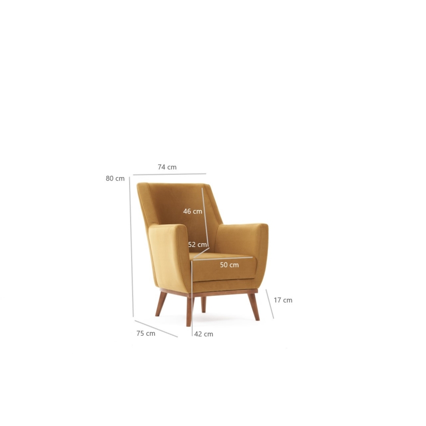 Sillón SIRO dorado