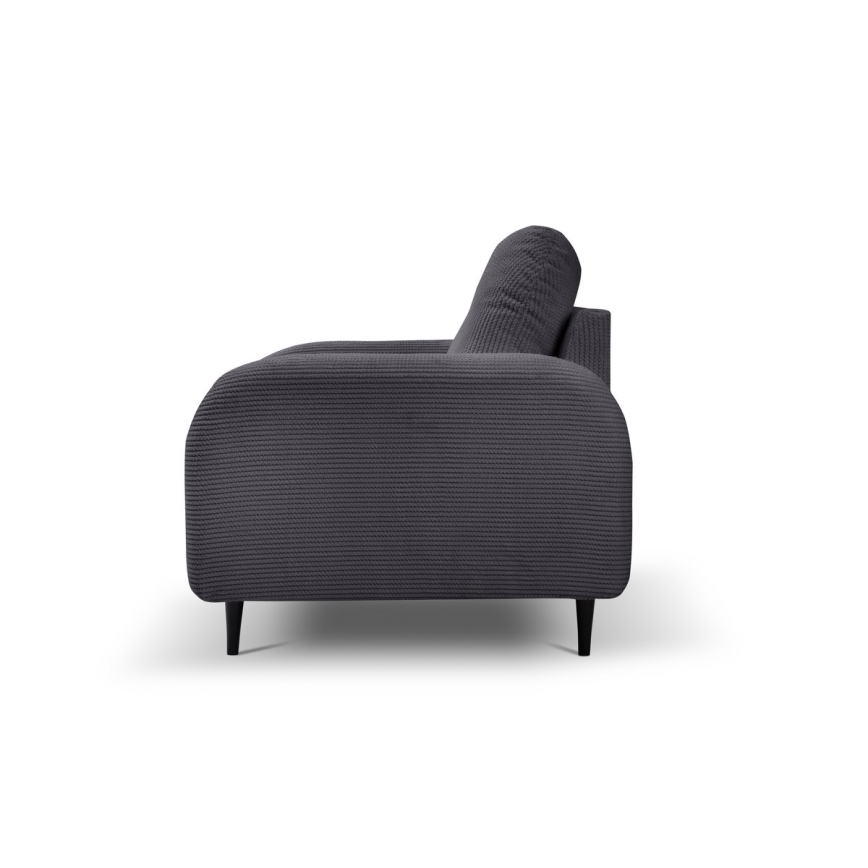 Sillón tapizado CLOUDY gris