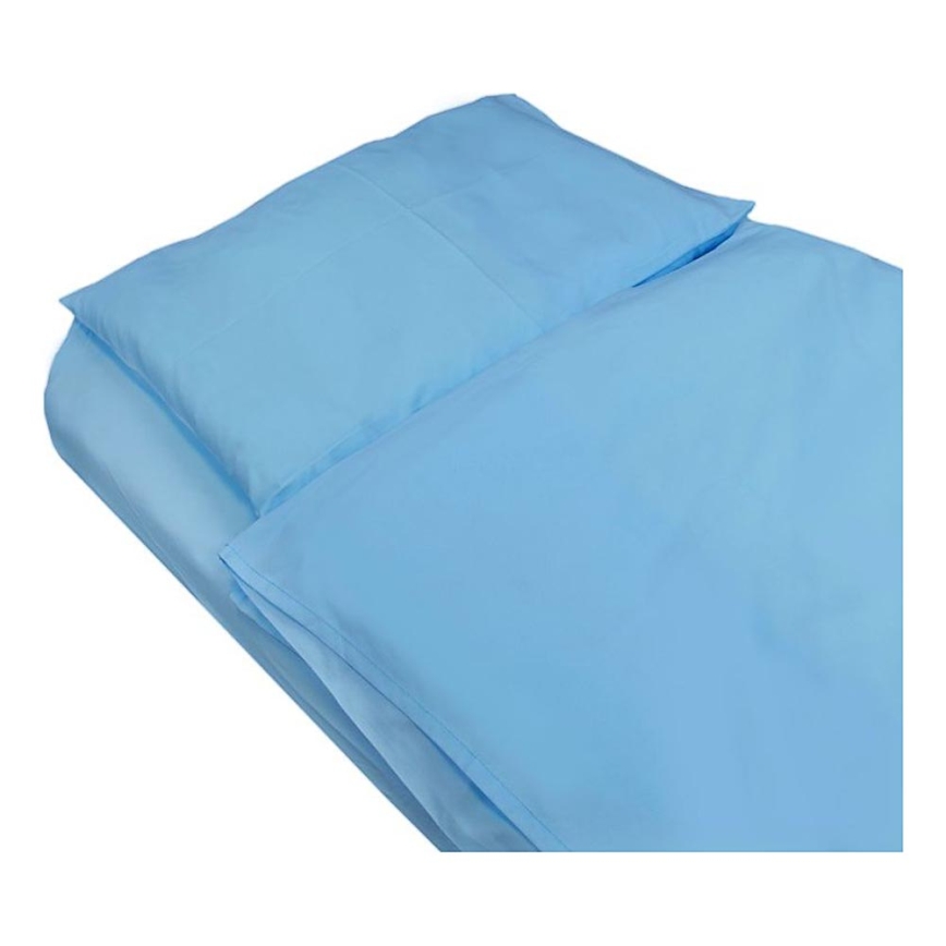 SkinPro Silver - Funda antibacteriana para almohada 40x60 cm azul
