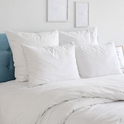SkinPro Silver - Funda de almohada antibacteriana 70x90 cm blanca