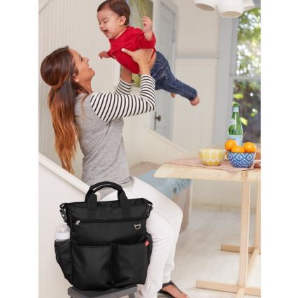 Skip Hop - Bolsa de pañales para cochecito DUO SIGNATURE negra