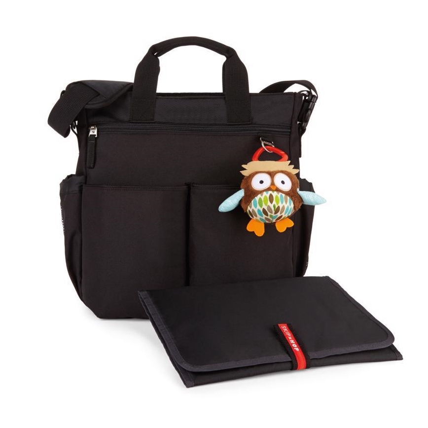 Skip Hop - Bolsa de pañales para cochecito DUO SIGNATURE negra