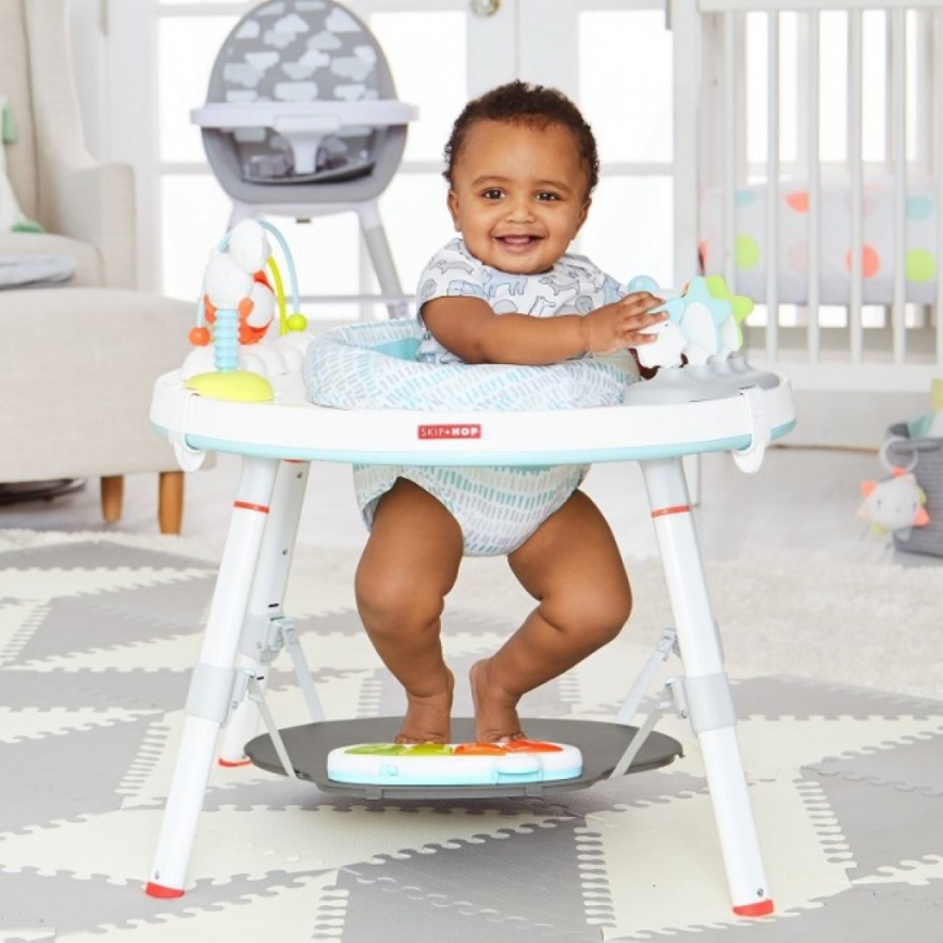 Skip Hop - Centro de actividades infantil 3 en 1 LINING CLOUD, requiere 3 pilas AAA