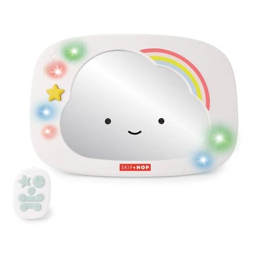 Skip Hop - Espejo retrovisor infantil para coche LINING CLOUD 3xAA