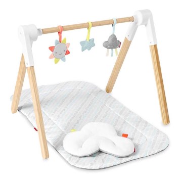 Skip Hop - Manta de juego para bebé con trapecio de madera LINING CLOUD